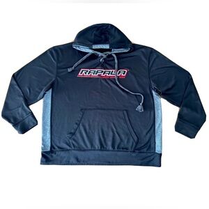 Black and Gray Men's RAPALA Hoodie Sz 2XL - 3XL See Measurements